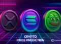 Crypto Price Prediction Today 16 September – XRP, Solana, Pepe