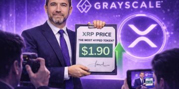 XRP Price Target $1.90 as Grayscale Names It the ‘Second Most Talked-About Asset’