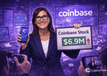 Cathie Wood Reverses Course, Buys $6.9M in Coinbase Stock – Is ARK Betting on a Rebound?