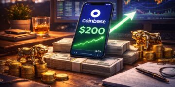 Coinbase Stock Stalls at $200 Price After a 14% Surge — Is Smart Money Already Moving On?