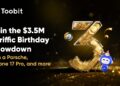 Toobit Celebrates 3rd Anniversary with $3.5 Million Prize Pool and Porsche Giveaway