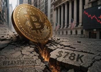 Bitcoin flash crashes below $78,000 at Europe market open with nearly $295 million in crypto liquidations