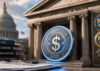 Stablecoin regulation converts issuers into psuedo-banks while adding a barrier to entry for smaller players