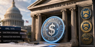 Stablecoin regulation converts issuers into psuedo-banks while adding a barrier to entry for smaller players