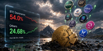 Bitcoin dominance hits one-month low as altcoin winners start breaking away