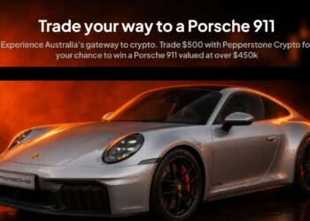 Pepperstone Crypto Offers $476K Porsche 911 GTS Prize to Australian Traders