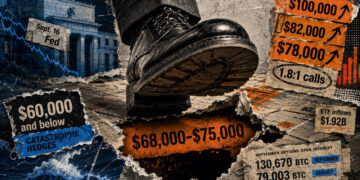 Bitcoin traders hedged $60k and loaded up above $78k leaving the low $70k exposed