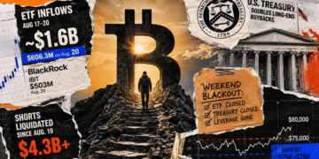 Bitcoin hits $80,000’s doorstep just as the ETF bid disappears for the weekend