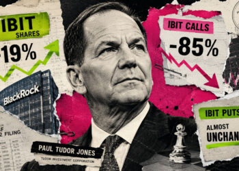 Institutional investor Paul Tudor Jones adds 109,446 BlackRock Bitcoin ETF shares while cutting calls by 85%