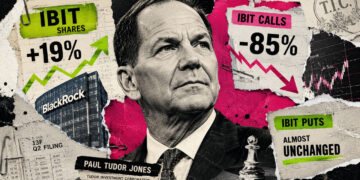 Institutional investor Paul Tudor Jones adds 109,446 BlackRock Bitcoin ETF shares while cutting calls by 85%