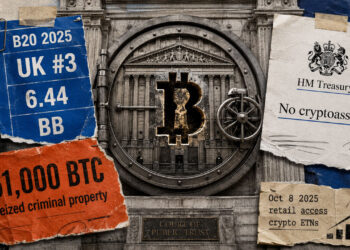 The UK now ranks 3rd in global Bitcoin adoption, but court rules mean it can’t keep its 60,000 BTC as a reserve