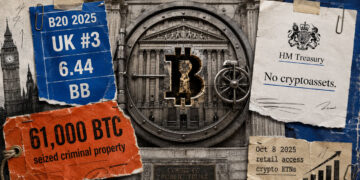 The UK now ranks 3rd in global Bitcoin adoption, but court rules mean it can’t keep its 60,000 BTC as a reserve