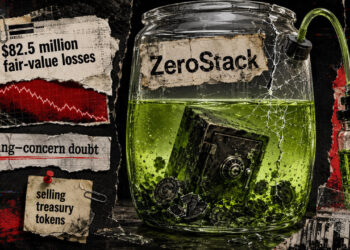 This $163M crypto stash collapsed to just $15M, forcing ZeroStack to literally stake its survival on token rewards
