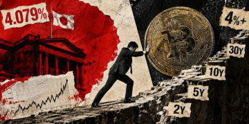 Japan’s 4% bond yield spike threatens the low-cost borrowing strategy behind corporate Bitcoin buying