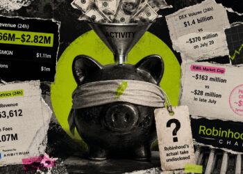 $2.7 million poured into Robinhood Chain apps in one day, but it barely touches corporate revenue