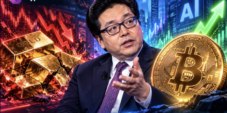 Gold vs. Bitcoin: Metals Are Melting, Tom Lee Predicts an AI Rebound