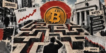 US services price gauge hits a four-year high, clouding Bitcoin’s rate-relief outlook