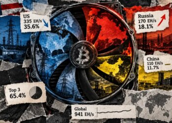 3 countries control 66% of Bitcoin mining, but 1 rival is gaining
