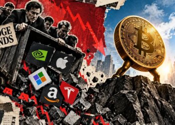 Bitcoin fell 1.3% while Nasdaq-100 lost 5.5% in last week’s tech selloff