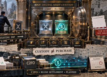 BNY offers XRP custody, but only 1 rollout type exists