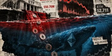 Ethereum bears keep selling but ETH price stays near $2,700 as US spot ETFs record $206M in outflows