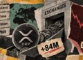 84 million XRP added to exchange wallets as price slipped toward $1.30